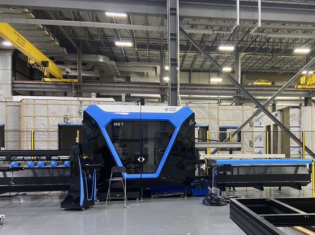 CNC machine on the factory floor
